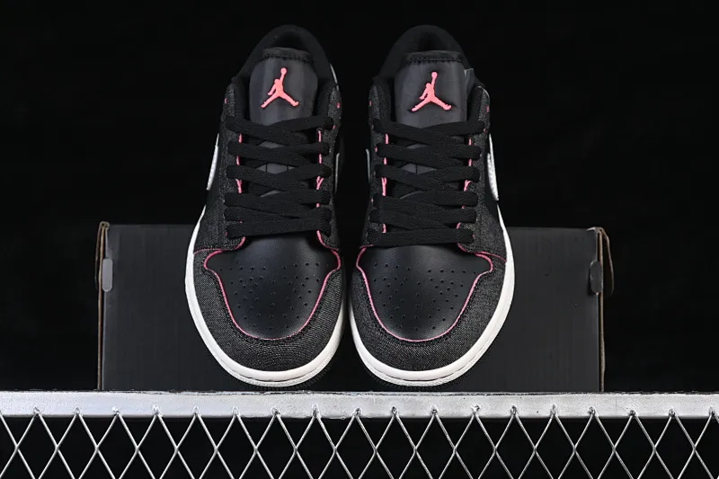 All categories Air Jordan Jordan series basketball shoes Air Jordan 1 Low Air Jordan 1 Low AJ1 Joe 1 black denim low-top cultural casual sneakers IR0842-010